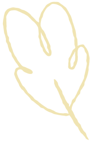 scribbled leaf in an elderflower colour