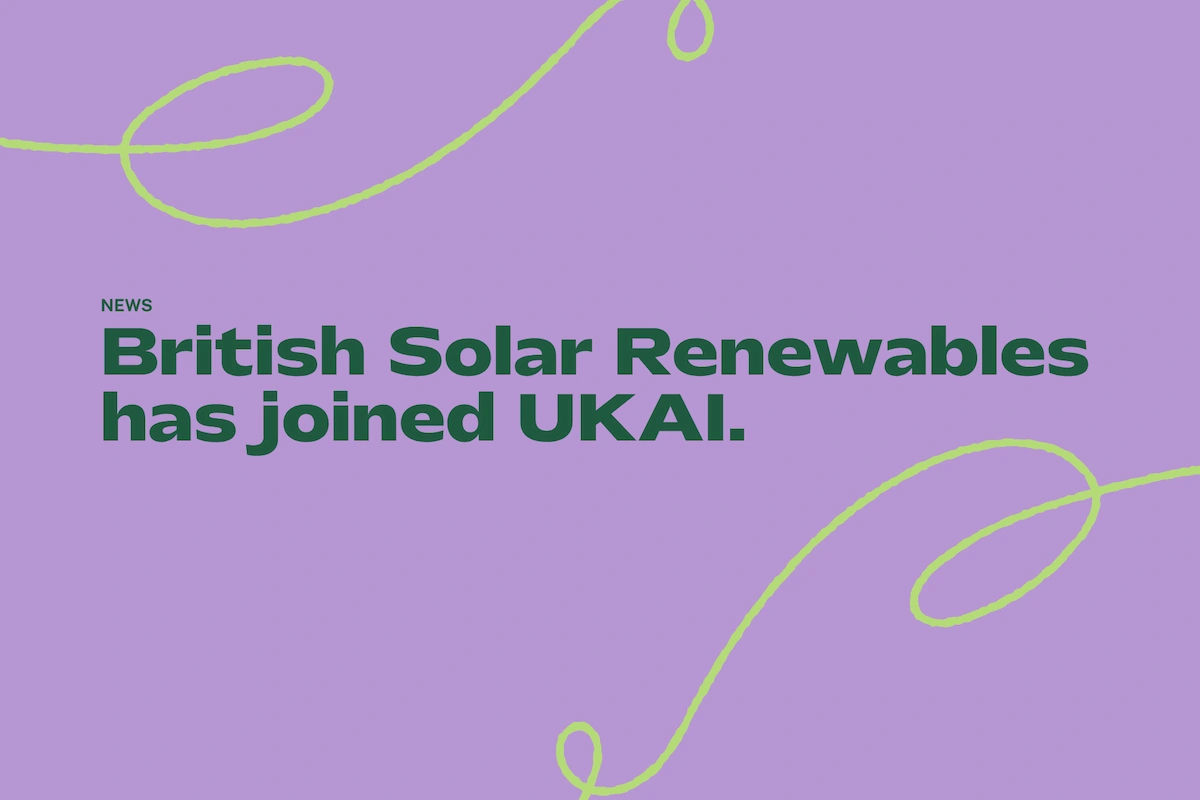 The First Dedicated Renewable Energy Independent Power Producer to Join UKAI